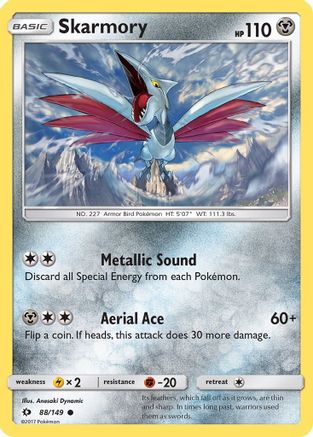 Skarmory (088/149) [SM Base Set] Reverse Holofoil - Common