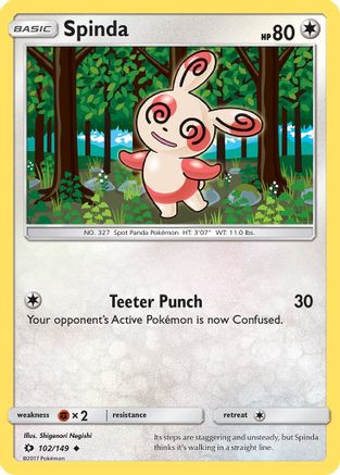 Spinda (102/149) [SM Base Set] Normal - Uncommon