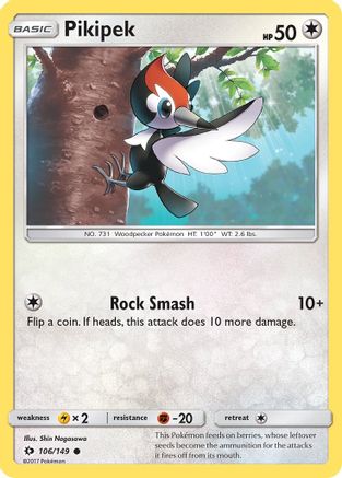 Pikipek (106/149) [SM Base Set] Normal - Common