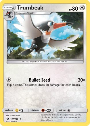 Trumbeak (107/149) [SM Base Set] Normal - Uncommon