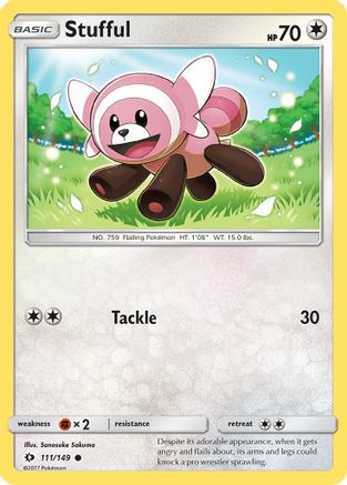 Stufful (111/149) [SM Base Set] Reverse Holofoil - Common