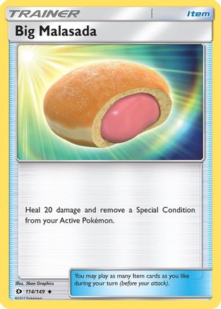 Big Malasada (114/149) [SM Base Set] Reverse Holofoil - Uncommon