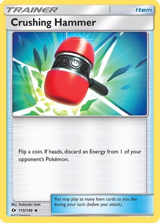 Crushing Hammer (115/149) [SM Base Set] Reverse Holofoil - Uncommon