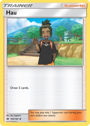 Hau (120/149) [SM Base Set] Normal - Uncommon