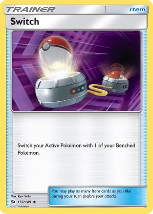 Switch (132/149) [SM Base Set] Reverse Holofoil - Uncommon