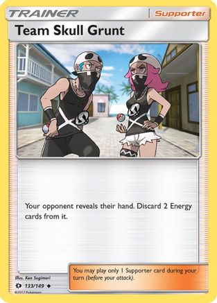 Team Skull Grunt (133/149) [SM Base Set] Normal - Uncommon