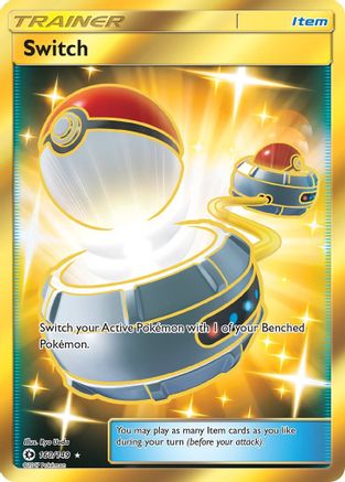 Switch (Secret) (160/149) [SM Base Set] Holofoil - Secret Rare