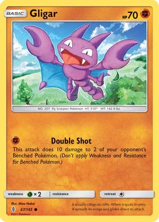 Gligar (067/145) [SM  Guardians Rising] Normal - Common