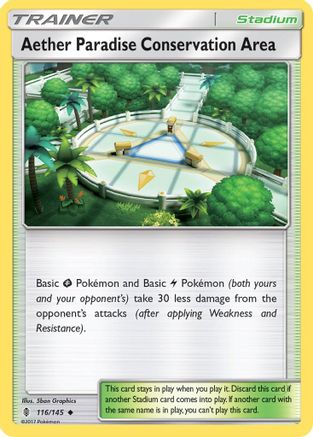 Aether Paradise Conservation Area (116/145) [SM  Guardians Rising] Normal - Uncommon