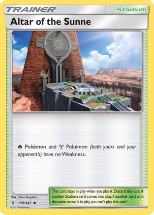 Altar of the Sunne (118/145) [SM  Guardians Rising] Normal - Uncommon