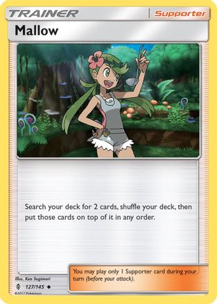 Mallow 127/145  - Reverse Holofoil SM  Guardians Rising - Uncommon