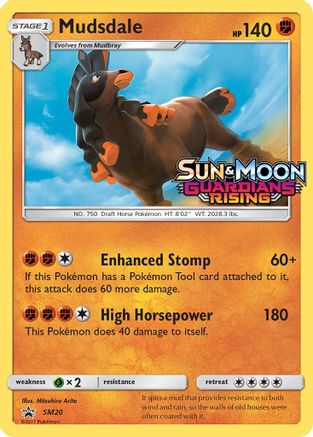 Mudsdale - SM20 (Prerelease)  - Holofoil SM Promos - Promo