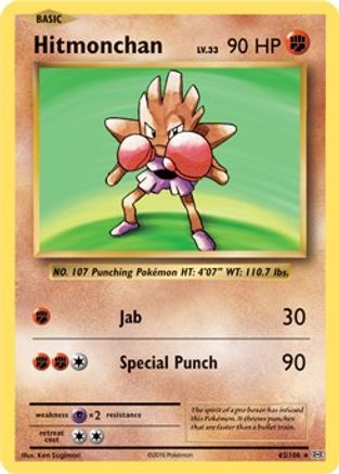 Hitmonchan (XY Evolutions) (062/108) [Deck Exclusives] Normal - Rare