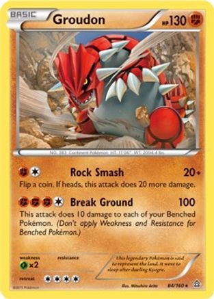 Groudon (XY Primal Clash) (084/160) [Deck Exclusives] Holofoil - Holo Rare