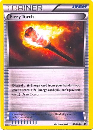 Fiery Torch (Sheen Holo) (089/106) [Miscellaneous Cards & Products] Reverse Holofoil - Promo