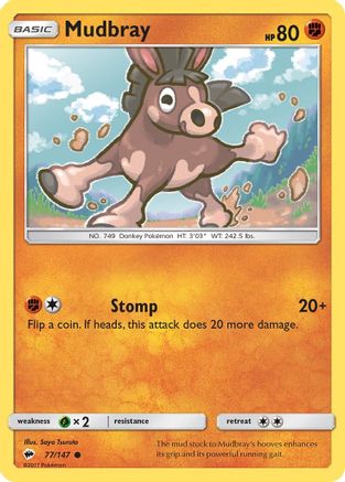 Mudbray 077/147  SM  Burning Shadows - Common