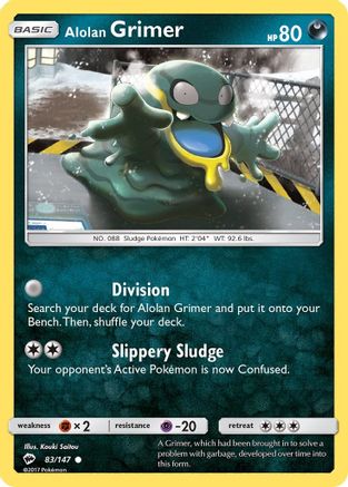Alolan Grimer (083/147) [SM  Burning Shadows] Normal - Common