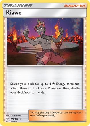 Kiawe (116/147) [SM  Burning Shadows] Reverse Holofoil - Uncommon