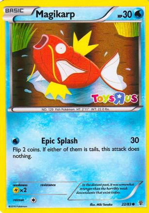 Magikarp (Toys R Us Promo) (022/83) [Miscellaneous Cards & Products] Holofoil - Promo