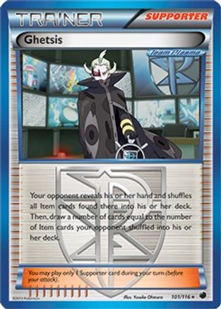 Ghetsis (BW Plasma Freeze) (101/116) [Deck Exclusives] Normal - Rare