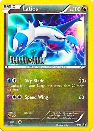 Latios - 10/20 (Dragon Vault)/20  - Holofoil Blister Exclusives - Promo