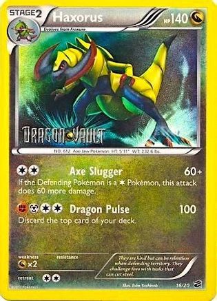 Haxorus (Dragon Vault) (16/20) [Blister Exclusives] Holofoil - Promo