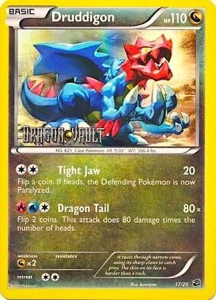 Druddigon (Dragon Vault) (17/20) [Blister Exclusives] Holofoil - Promo