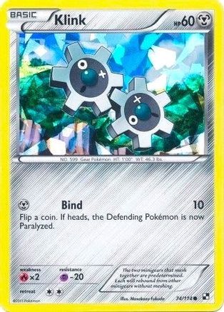 Klink (Cracked Ice Holo) (74/114) [Blister Exclusives] Holofoil - Promo