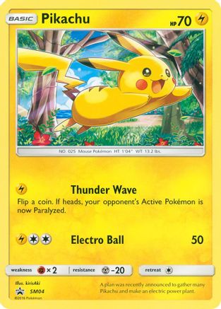 Pikachu - SM04 (Target Non-Holo) (SM04) [SM Promos] Normal - Promo