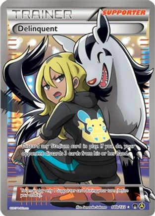 Delinquent (Full Art) (98b/122) [Alternate Art Promos] Holofoil - Promo