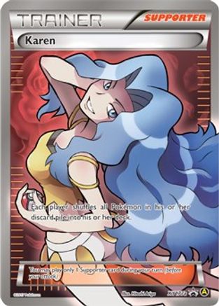 Karen - XY177a (XY177a/211) [Alternate Art Promos] Holofoil - Promo