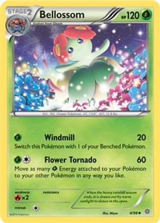 Bellossom (Cosmos Holo) (004/98) [Miscellaneous Cards & Products] Holofoil - Promo