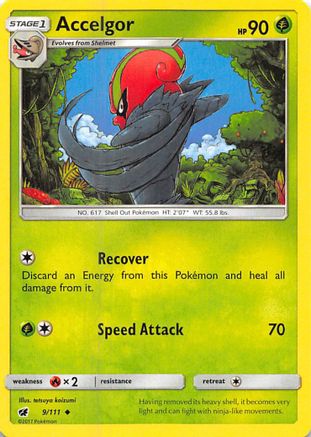 Accelgor (009/111) [SM  Crimson Invasion] Normal - Uncommon