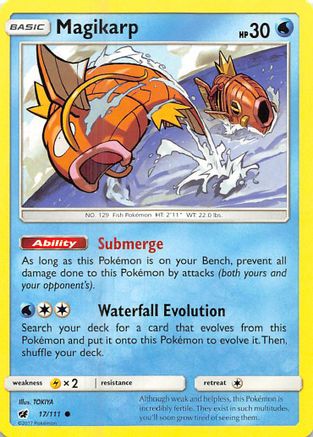 Magikarp 017/111  SM  Crimson Invasion - Common