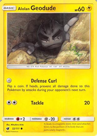 Alolan Geodude (032/111) [SM  Crimson Invasion] Normal - Common