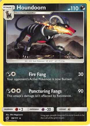 Houndoom (059/111) [SM  Crimson Invasion] Normal - Rare