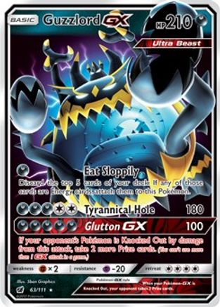 Guzzlord GX (063/111) [SM  Crimson Invasion] Holofoil - Ultra Rare