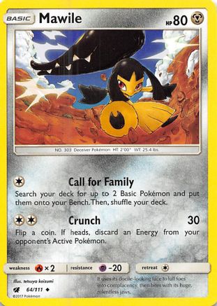 Mawile 064/111  SM  Crimson Invasion - Uncommon