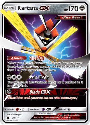 Kartana GX (070/111) [SM  Crimson Invasion] Holofoil - Ultra Rare
