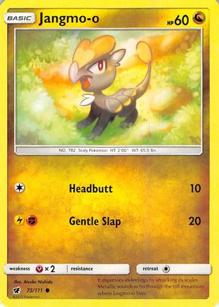 Jangmo-o (075/111) [SM  Crimson Invasion] Reverse Holofoil - Common