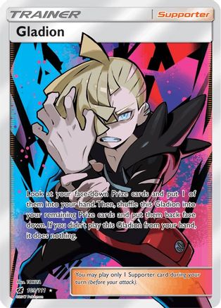 Gladion (Full Art) (109/111) [SM  Crimson Invasion] Holofoil - Ultra Rare