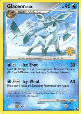Glaceon (20/100) [Countdown Calendar Promos] Normal - Promo