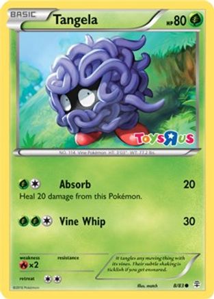 Tangela (Toys R Us Promo) (008/83) [Miscellaneous Cards & Products] Holofoil - Promo