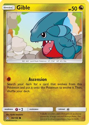 Gible (096/156) [SM  Ultra Prism] Normal - Common