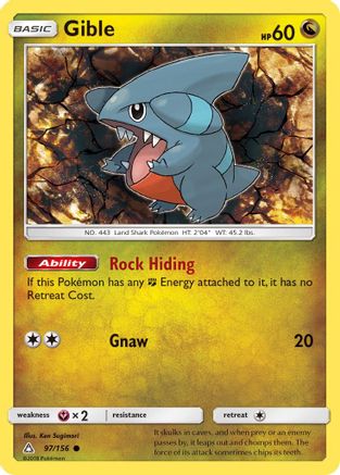 Gible (097/156) [SM  Ultra Prism] Normal - Common