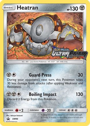 Heatran - SM96 (Prerelease) (SM96/248) [SM Promos] Holofoil - Promo