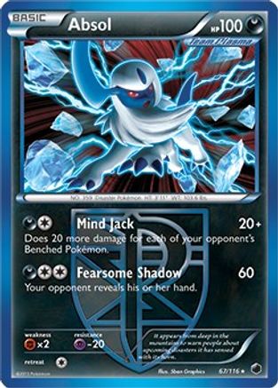 Absol - 67/116 (Moltres Legendary Battle Deck)/116  Deck Exclusives - Rare