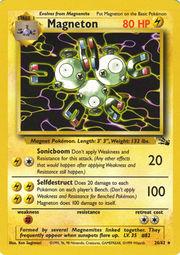 Magneton (11) (11) 011  - Unlimited Holofoil Fossil - Holo Rare