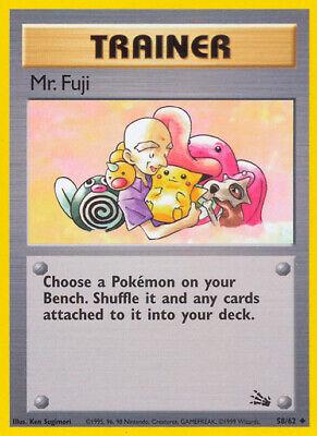 Mr. Fuji 058  - Unlimited Fossil - Uncommon