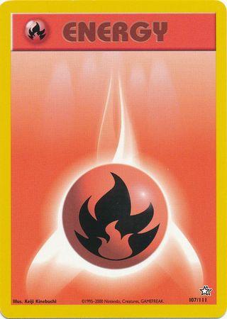 Fire Energy (107/111) [Neo Genesis] Unlimited - Common